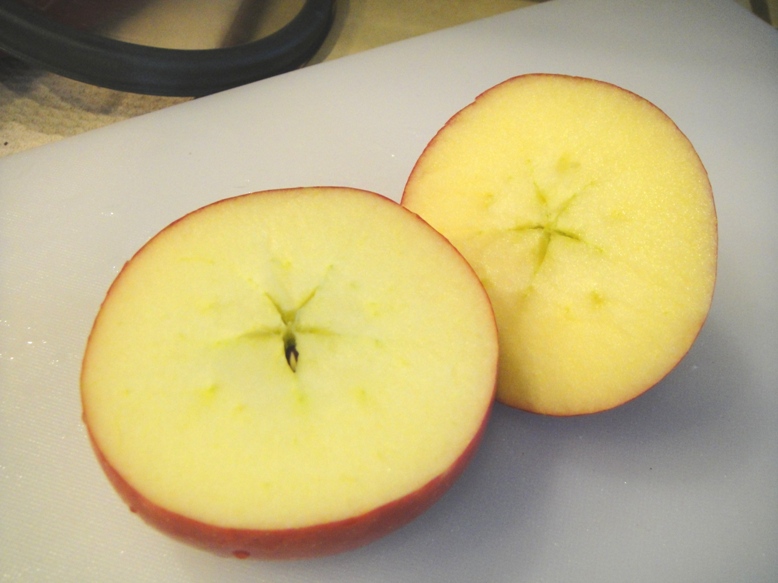 Every apple has a star in its heart