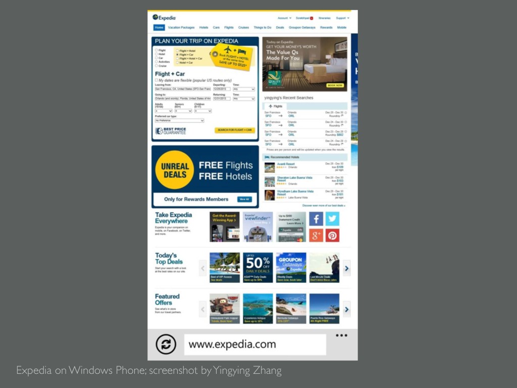 Enjoyize User Experience - Image - Expedia