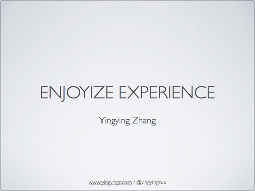 Enjoyize Experience