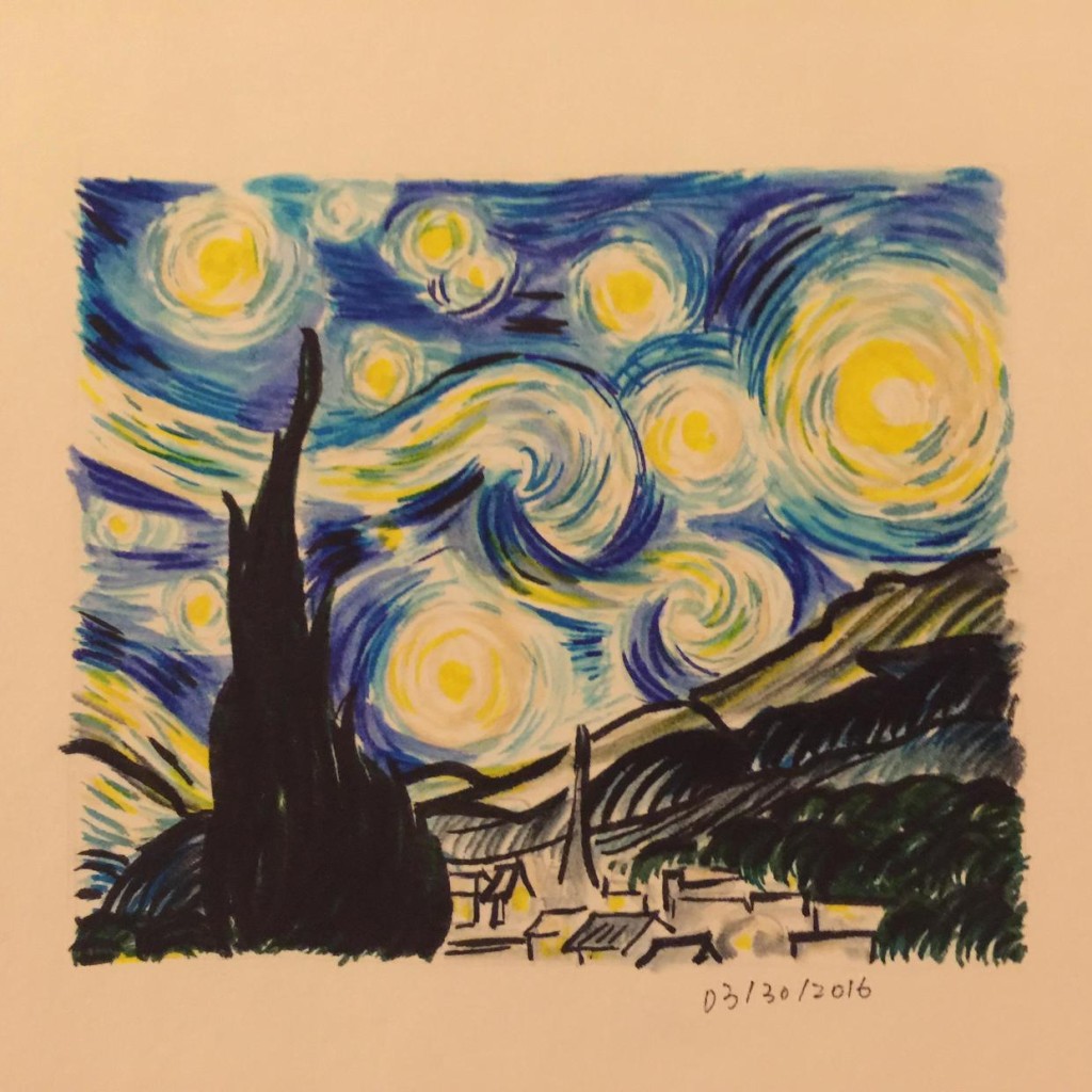 A doodle to celebrate Vincent van Gogh’s birthday