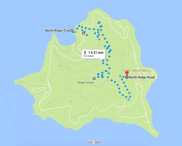 201705 angel island 1 day 1 route