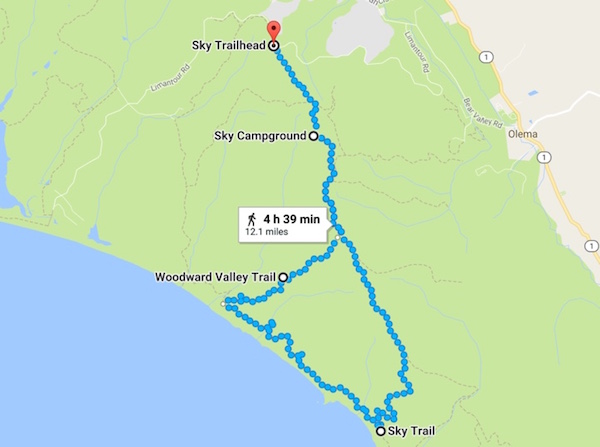20170625 Sky Trail Coast Trail