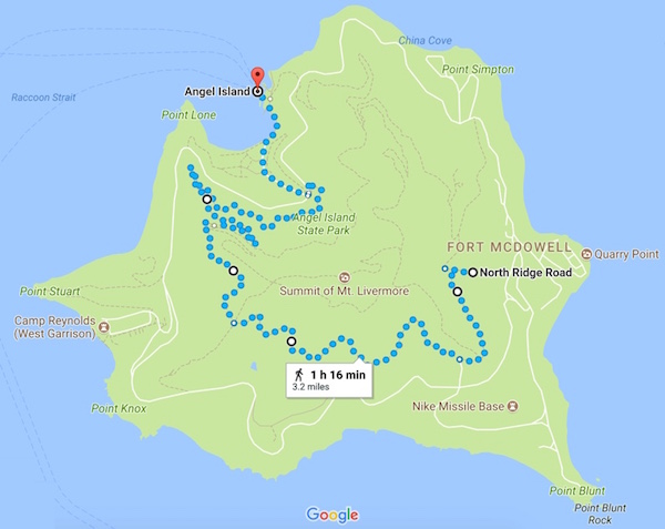 201705 angel island 2 day 2route